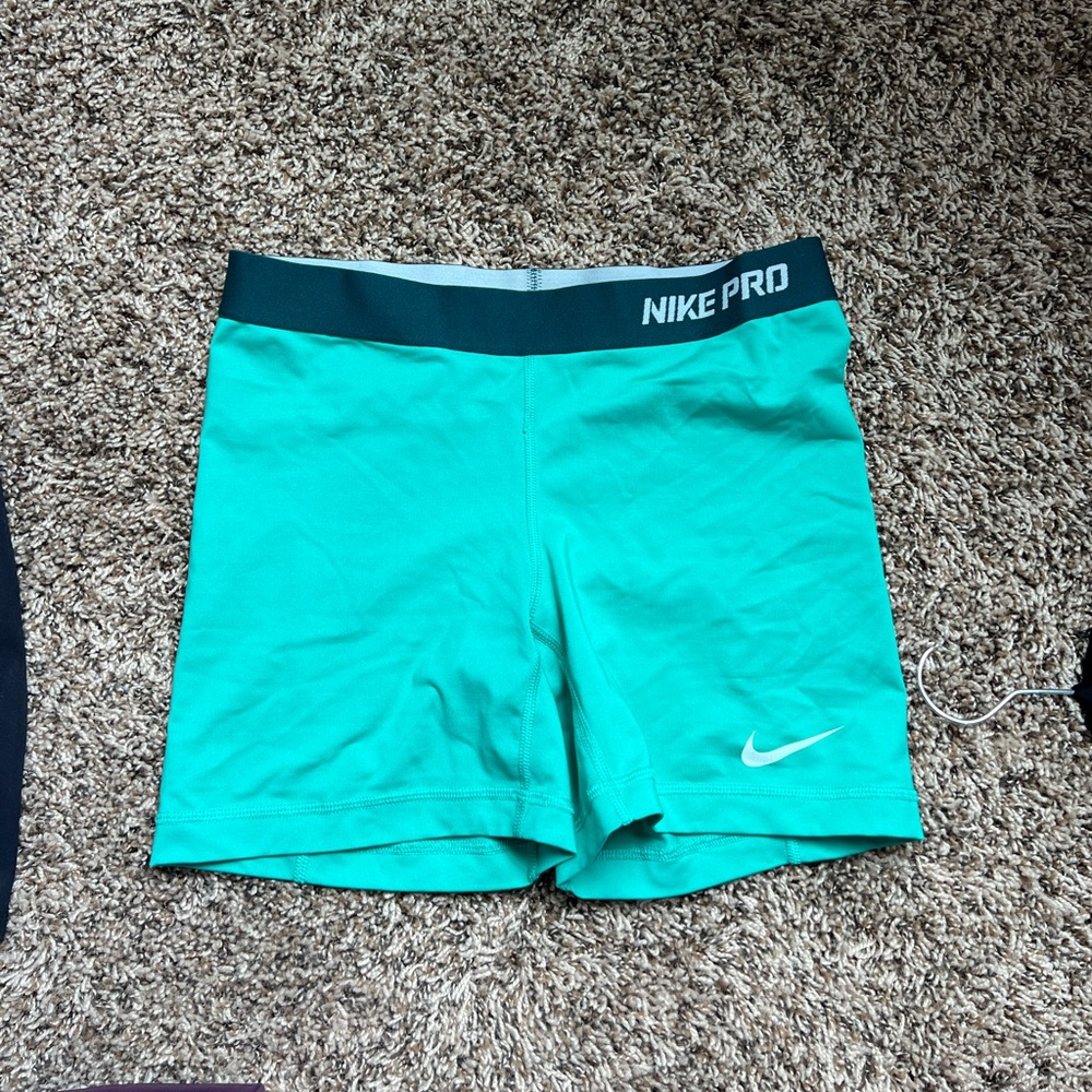 Nike Pro Teal Shorts